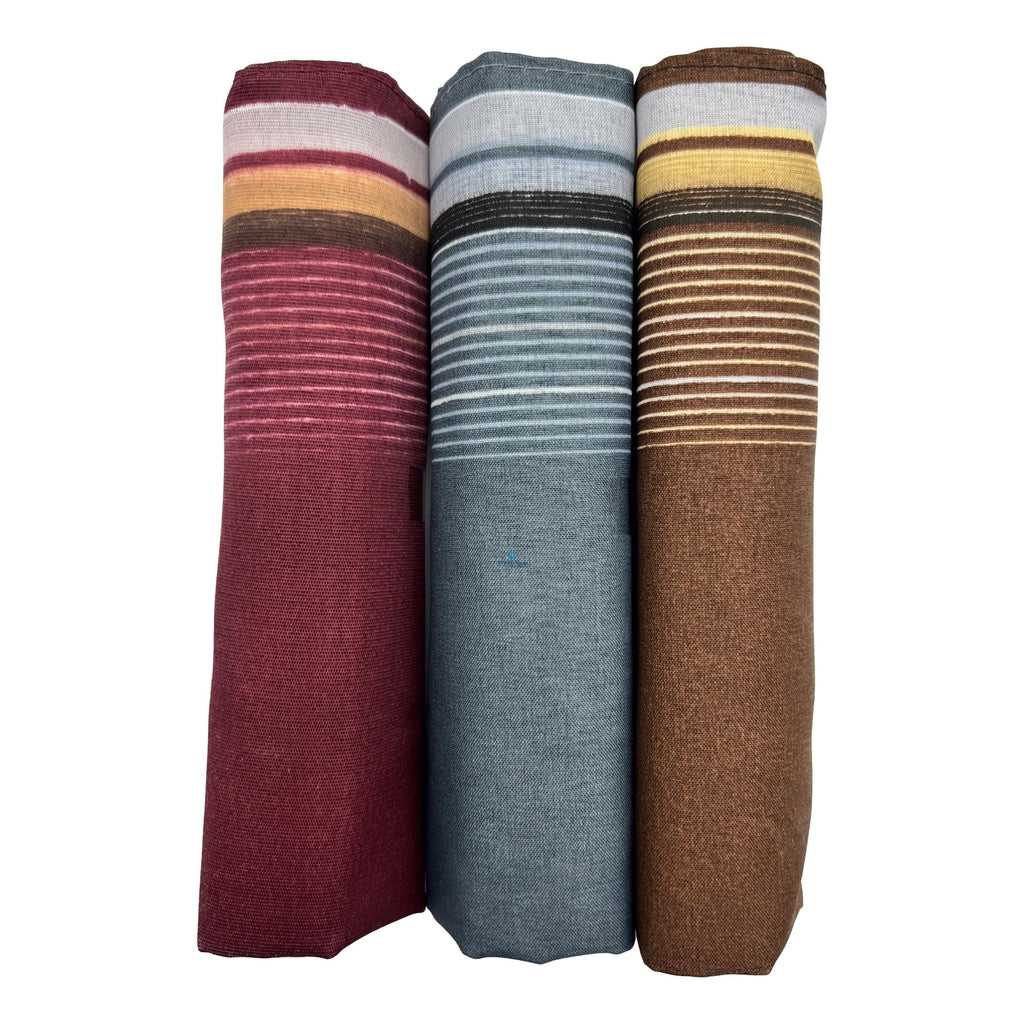 3 Pañuelos Algodón Elegantes Regalo Caballero Ocampo