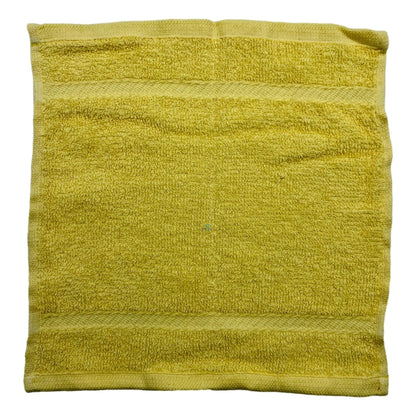 12 Pzs Toalla Facial Algodón Económica Mayoreo 30x30 Cms