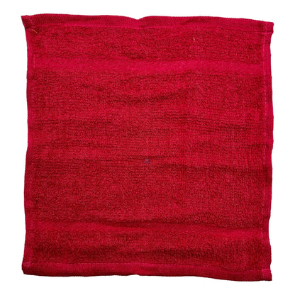 12 Pzs Toalla Facial Algodón Económica Mayoreo 30x30 Cms