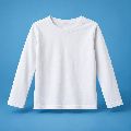 Playera Manga Larga Ha Algodon Inter Economico Blanca Niño 4