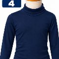 Playera Aries Infantil C/Ruso Marino Talla 4