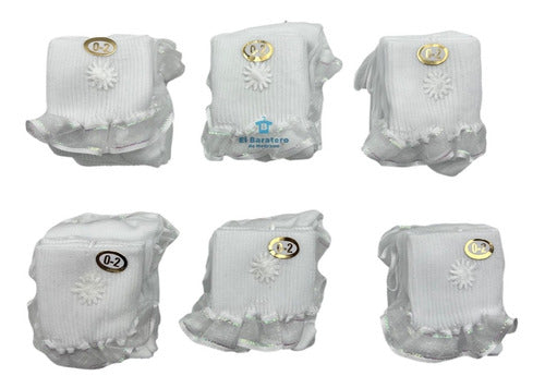 12 Pares Calcetas Olan Tobillera Para Niña