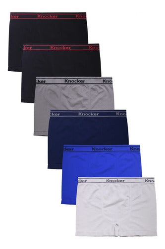12 Pzs Boxer Knocker Juvenil Jps002 Microfibra Mayoreo