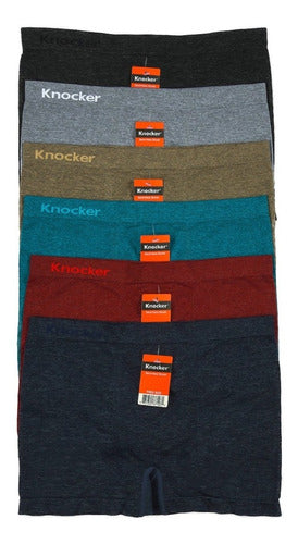 Boxer Knocker Caballero Ms053m Mayoreo 12 Pzas