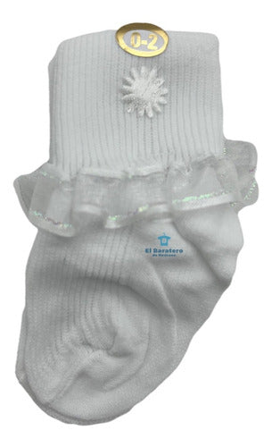 12 Pares Calcetas Olan Tobillera Para Niña