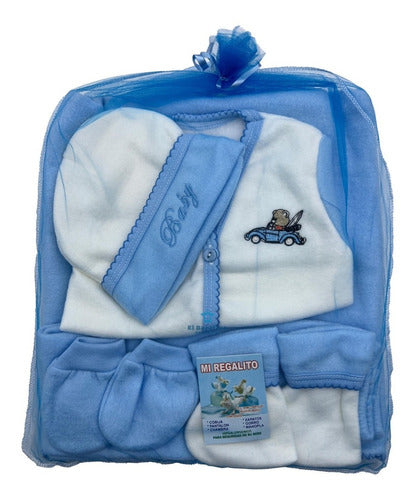 Set Bienvenida Bebe Recién Nacido (6 Piezas) Polar Regalo