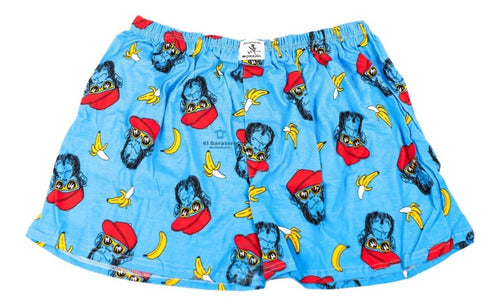 12 Pzs Boxer Hombre Extra Fantasia Algodón Estampado Morgan