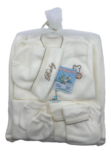 Set Bienvenida Bebe Recién Nacido (6 Piezas) Polar Regalo