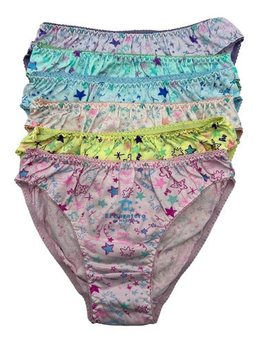 12 Piezas Bikini Panty Lencería Dama Estampado Mayoreo Jimmy