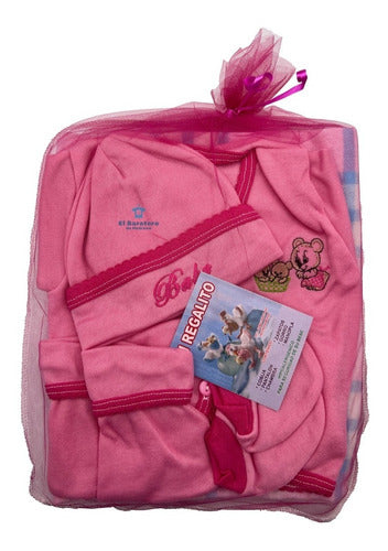 Set Bienvenida Bebe Recién Nacido (6 Piezas) Algodón Regalo
