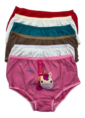 12 Pzs Panties Calzones Pantaleta Juvenil ALG Carmen Est