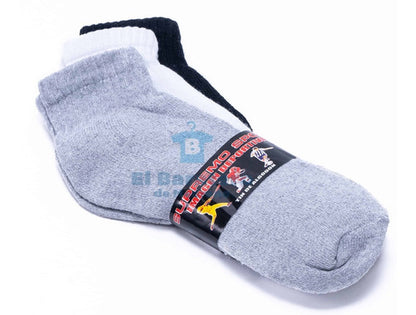 12 Pares Tin Hombre Algodón Calceta Supremo