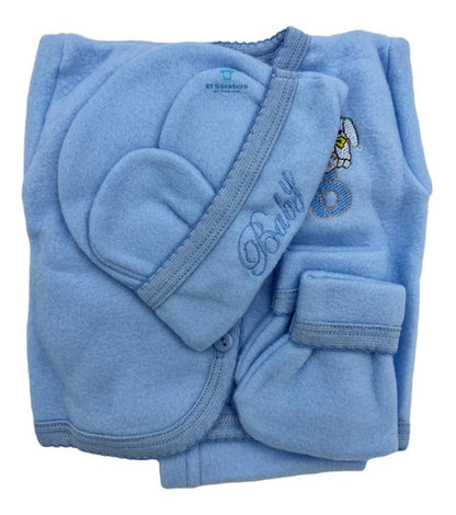 Set Bienvenida Bebe Recién Nacido (5 Piezas) Polar Pepito