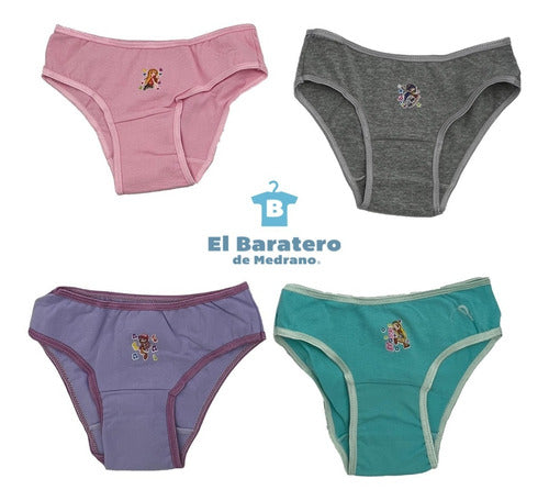 12 Pzs Panties Calzones Bikini Niña ALG Vaquero