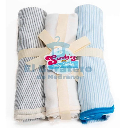 3 Frazadas Cobijita Bebe Suave Sandys