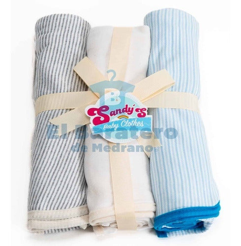 3 Frazadas Cobijita Bebe Suave Sandys