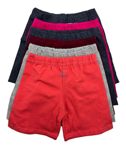 12 piezas Shorts Resorte Licra Algodón Juvenil Escolar Ciclista