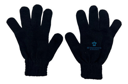 6 Pares Guantes Invierno Frío Navidad Acrilan Tejido