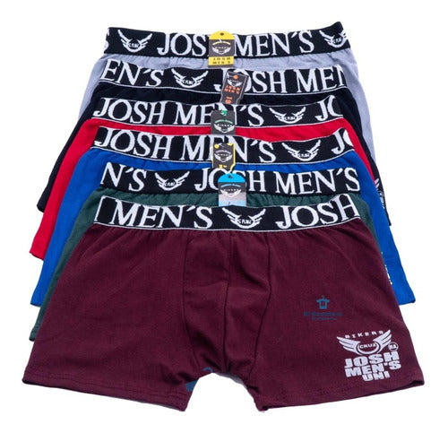 12 Piezas Boxer Ajustado Hombre Corto Josh