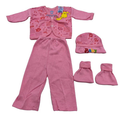 Set De Bienvenida Para Recién Nacido (4 Piezas)