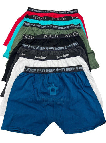 12 Piezas Boxer Ajustado De Niño Corto Mayoreo Omar