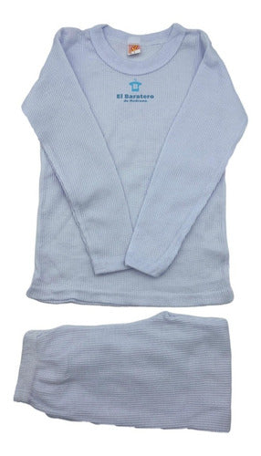 Ropa Térmica Pijama Unisex Niño Niña Pantalón Y Playera Econ