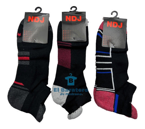 6 Pares Tin Algodón Oslo Ndj Aletilla