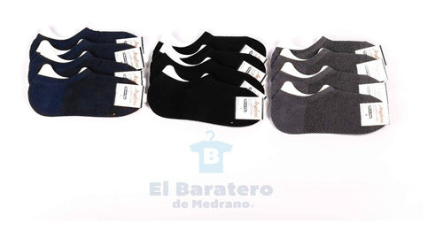 Calcetin Invisible Protecto Pie 12 Piezas 10-13