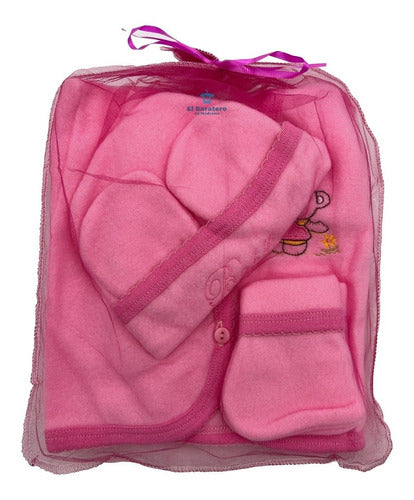 Set Bienvenida Bebe Recién Nacido (5 Piezas) Polar Pepito