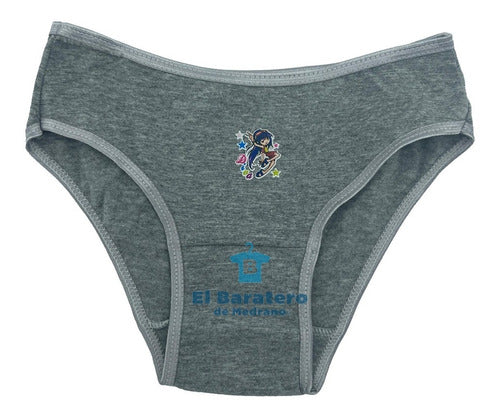 12 Pzs Panties Calzones Bikini Niña ALG Vaquero
