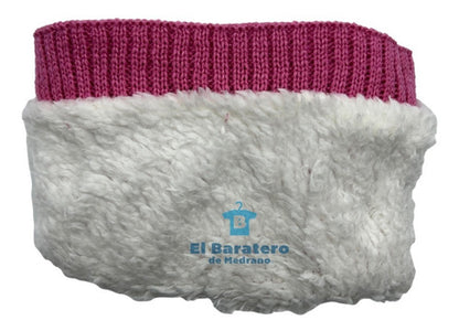 Gorro Tejido De Dama Borrega Por Dentro Invierno Pompón