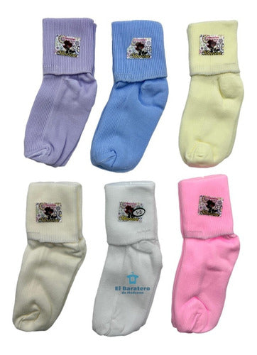 6 Pares Tobillera Calceta Para Niña Sharon