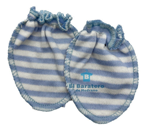 12 Pares Manoplas Guantes Bebe Mayoreo Niña/niño
