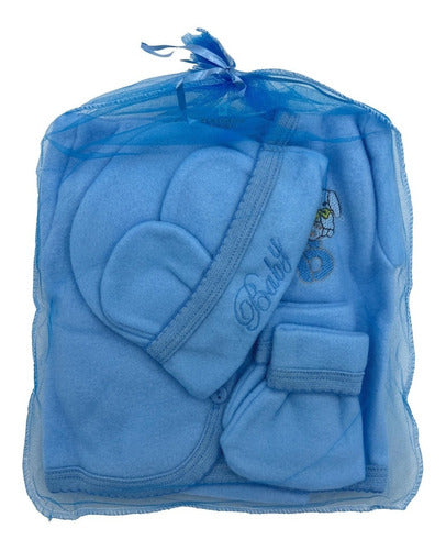 Set Bienvenida Bebe Recién Nacido (5 Piezas) Polar Pepito