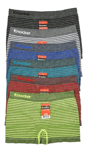6 Boxer Knocker Microfibra Juvenil
