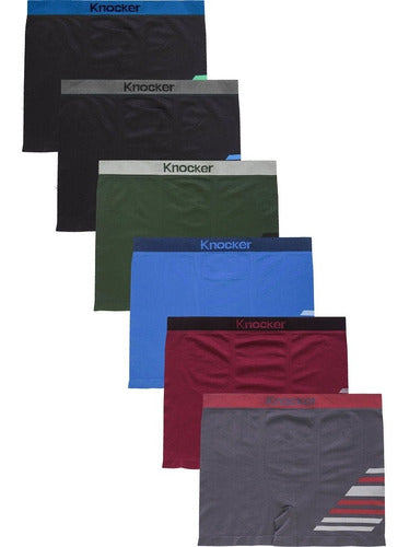 Boxer Knocker Caballero Ms061m Mayoreo 12 Pzas