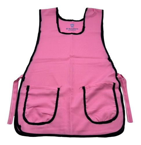 Mandil Delantal Cocina Multiusos Unisex Liso Economico Garci