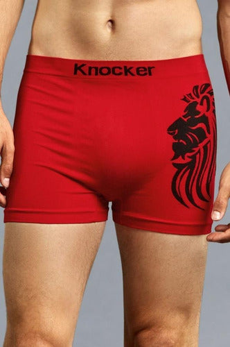 Boxer Knocker Caballero Ms048m Mayoreo 12 Pzas