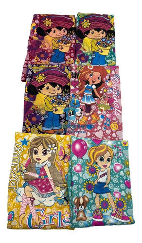 6 Conjuntos Playera Y Short Infantil Niñas Moda