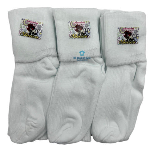 6 Pares Tobillera Calceta Para Niña Sharon