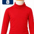 Playera Aries C/Ruso Roja Talla 8