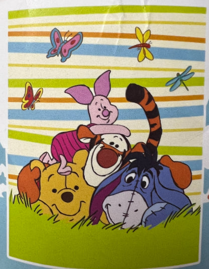 Frazada Digital Cobertor Suave 80cm X 1.00m Winnie Pooh